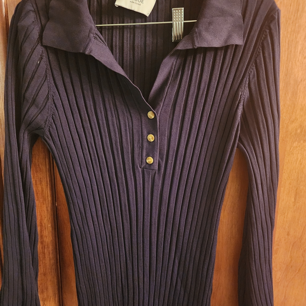 Elegant Purple Midi Dress